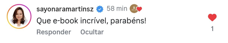 Depoimento real recebido sobre o material Mais Cabelo Mais Saúde