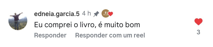 Depoimento real recebido sobre o material Mais Cabelo Mais Saúde
